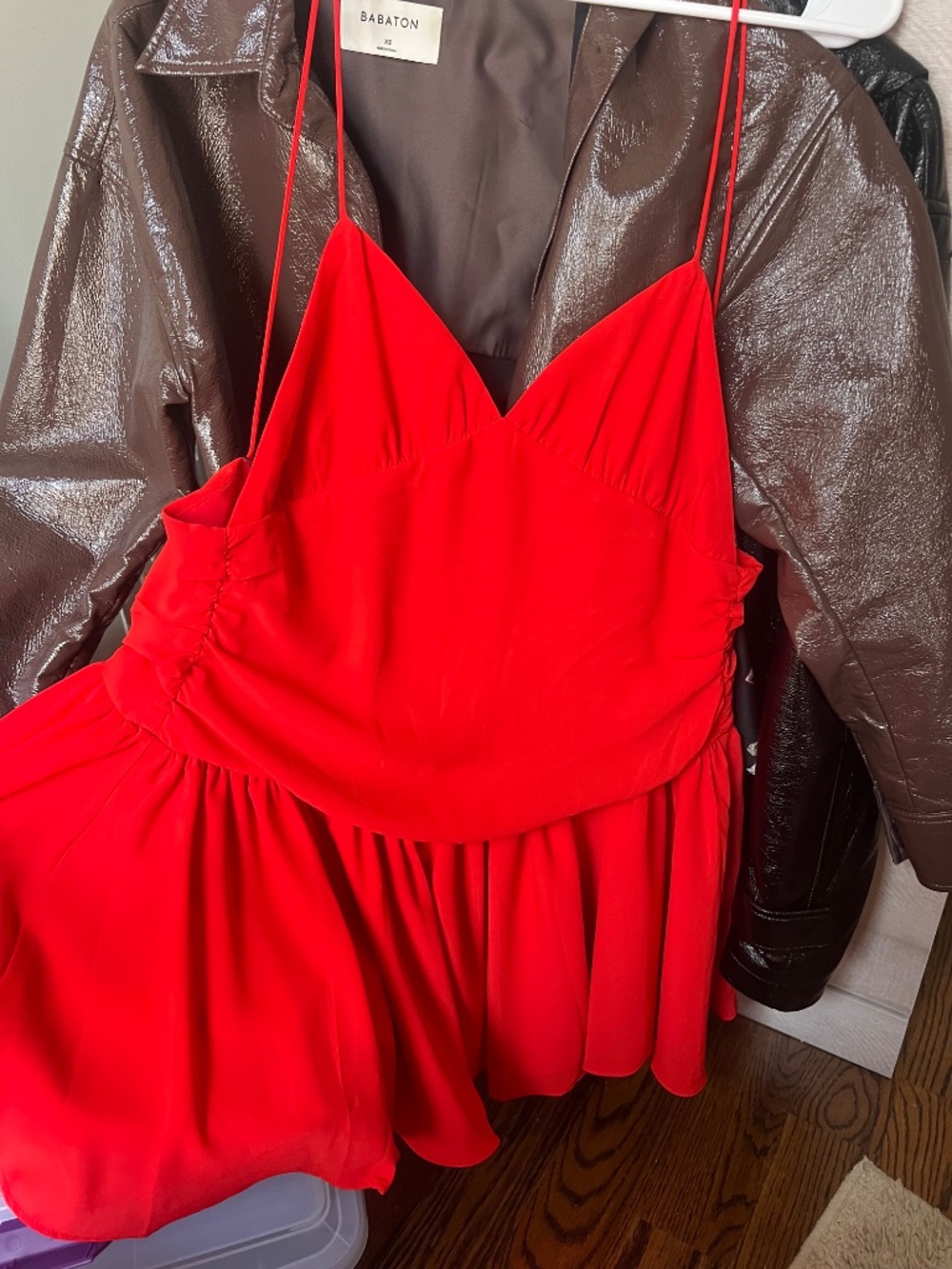 More to Come Red Mini Dress - Picture 2 of 3